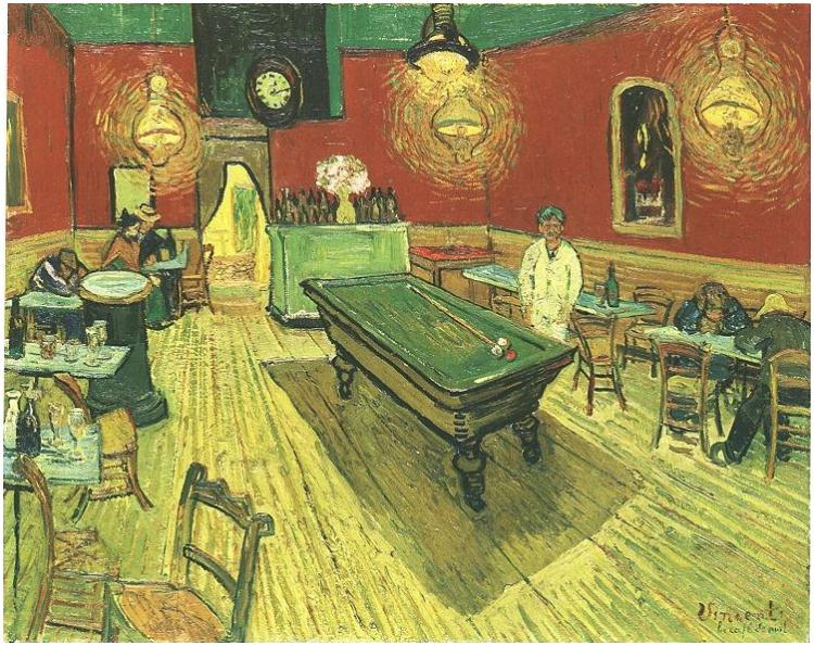 Vincent van Gogh, The Night CaféM (1888). Photo: vangoghgallery.com