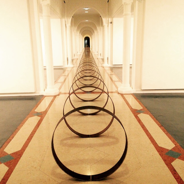 Rayyane Tabet, Steel Rings 2013-ongoing Photo: Coline Milliard