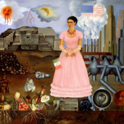 Frida Kahlo, Self-Portrait on the Borderline between Mexico and the United States