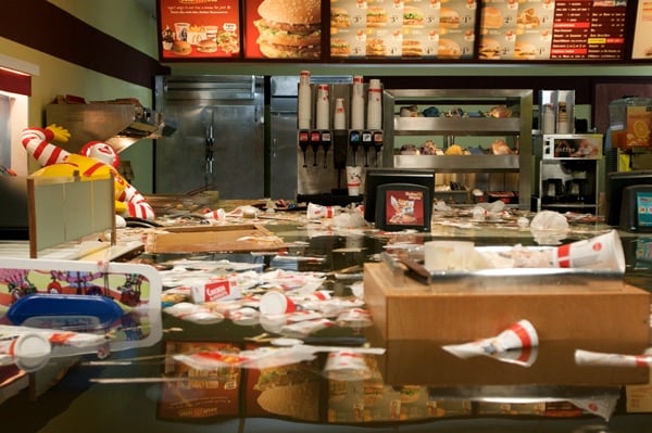 SUPERFLEX, Flooded McDonald's (2009). Photo: Courtesy of the Hirshhorn Museum and Sculpture Garden. 