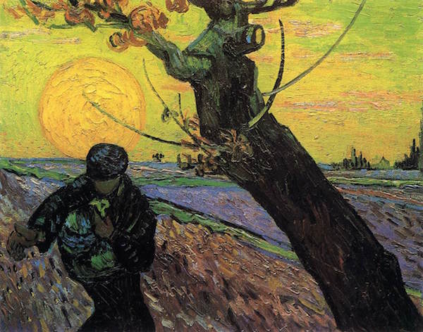 Vincent van Gogh’s The Sower (1888)<br>Photo via: WGA