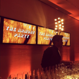 Behind the scene at the Armory Party at MoMA. Courtesy of the Museum of Modern Art.