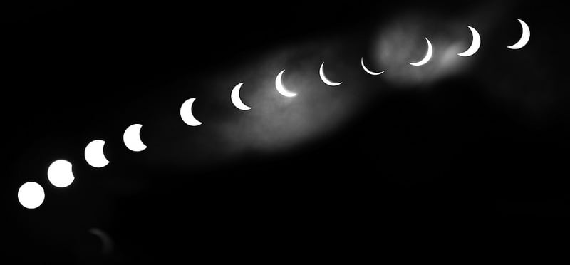 The solar eclipse, March 20, 2015.  Photo: chrisdonia, via Flickr.