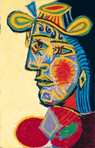 Pablo Picasso, Buste de femme à la frange (1938). 