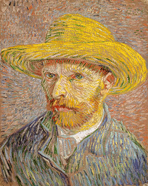 Vincent van Gogh, Self-Portrait with a Straw Hat (1887). Photo: metmuseum.org