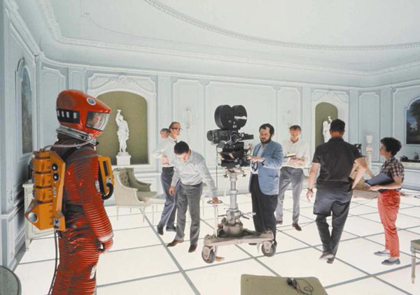 Stanley Kubrick on the set of <i>2001: A Space Odyssey</i> Image: indiewire.com
