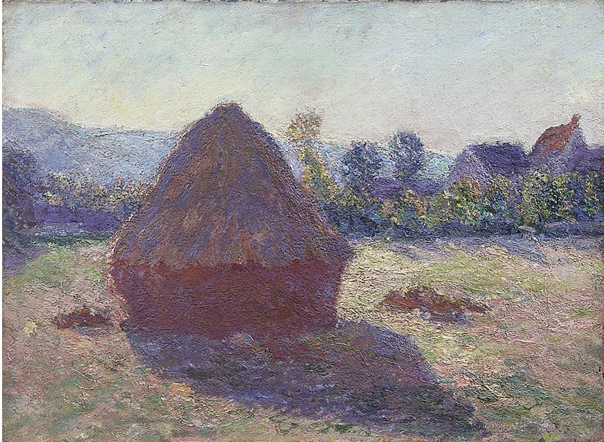 Claude Monet, A Haystack in the Evening Sun (1892).