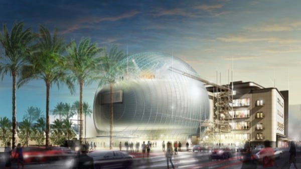 Designed by Renzo Piano, the six storied Academy Museum was greenlighted by the Academy's Board of Governors in October 2012. Image: Oscars.org