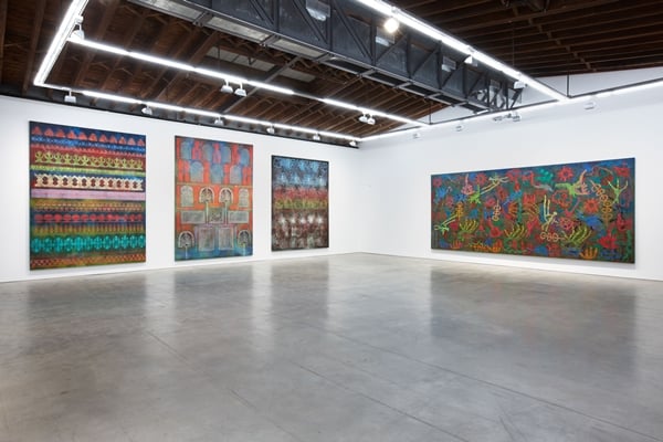 Philip Taaffe at Luhring Augustine Brooklyn. Photo: courtesy of the gallery.