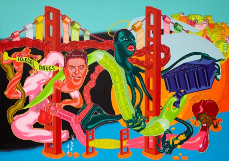 Peter Saul, The Government of California.