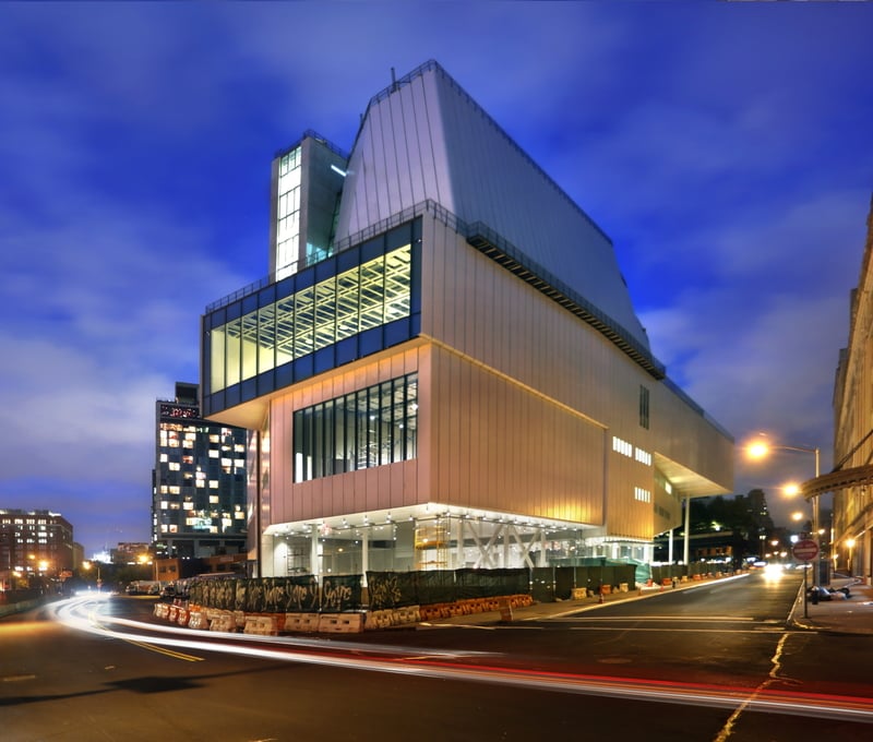 Renzo Piano's Whitney Museum of American Art building, September 2014.Photo: Ed Lederman.