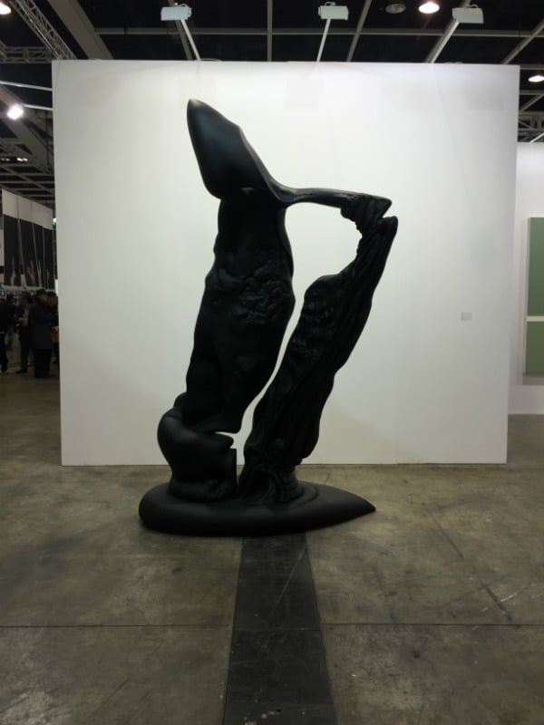 Zhan Wang’s bronze sculpture “Silhouette” (2010) went for RMB 2.5 million ($399,536) at Long March Space.