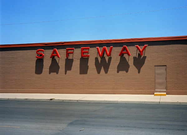 Wim Wenders <i> ‘Safeway', Corpus Christie, Texas</i> 1983< <br>Photo: courtesy Blain / Southern