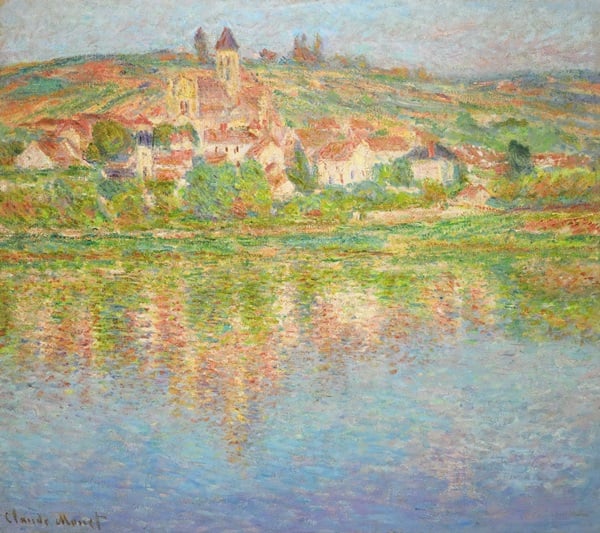 Claude Monet, La Seine à Vétheuil (n.d.). (estimate: $6 million–8 million). Photo: Courtesy Sotheby's.