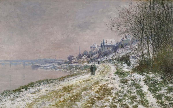 Claude Monet, Le Chemin d'Epinay, effet de neige (n.d.). (estimate: $6 million–8 million).