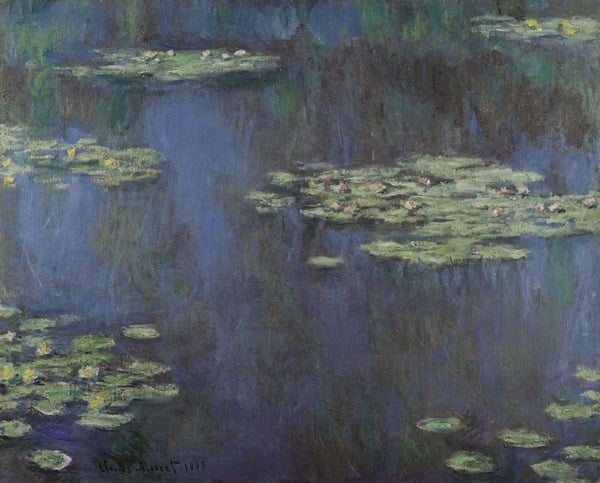 Claude Monet, Nymphéas (1905) (estimate: $30 million–45 million). Photo: Courtesy Sotheby's.