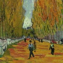 Vincent Van Gogh's L'Allée des Alyscamps (1888) will be offered at Sotheby's on May 5 and is expected to achieve in excess of $40 million. Photo: Courtesy Sotheby's.