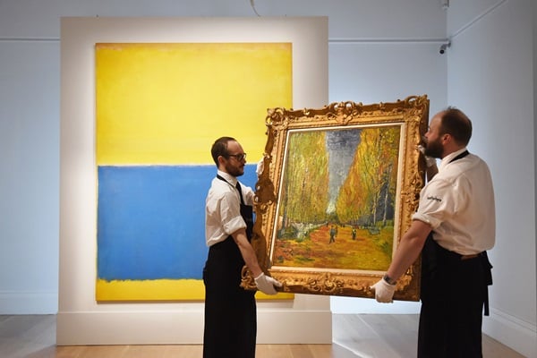 Three drawings and one painting from Van Gogh's years living in the Hague and in Nuenen are coming to auction in February. Courtesy of Sotheby's.