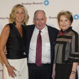 Stephanie Ingrassia, Arnold Lehman, and Elizabeth Sackler at the Brooklyn Artists Ball. Photo: Elena Olivia.