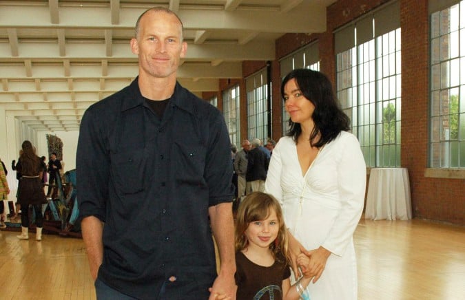 Matthew Barney, Björk, and their daughter, Isadora, in happier times.