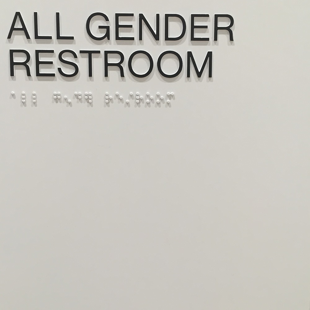 All-gender restrooms at the Whitney.Photo: Brian Boucher.