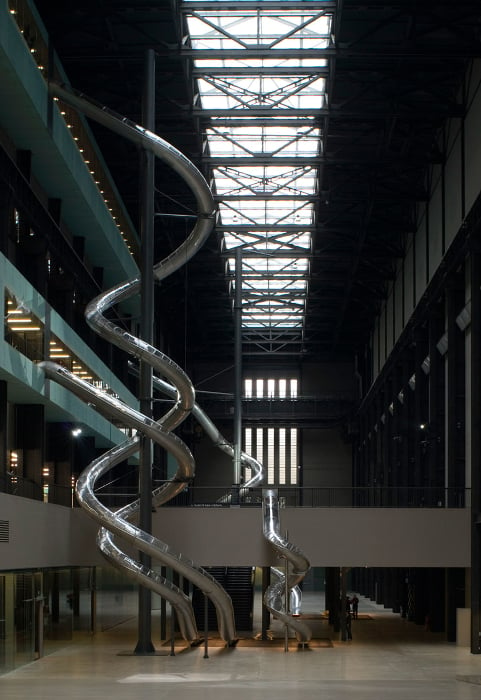 Carsten Höller, Installation view at Tate Modern, London, UK © Tate Photography via the Gogasian Gallery