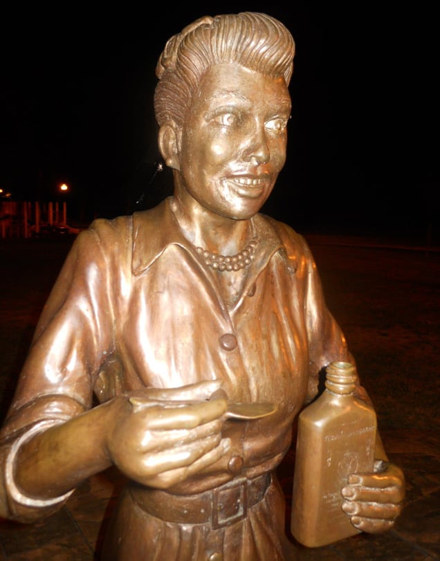 Dave Poulin's Celoron, New York, statue of Lucille Ball (2009).
