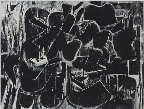 Willem de Kooning, Painting (1948). Photo: Courtesy of The Museum of Modern Art 2011 The Willem de Kooning Foundation / Artists Rights Society (ARS), New York.