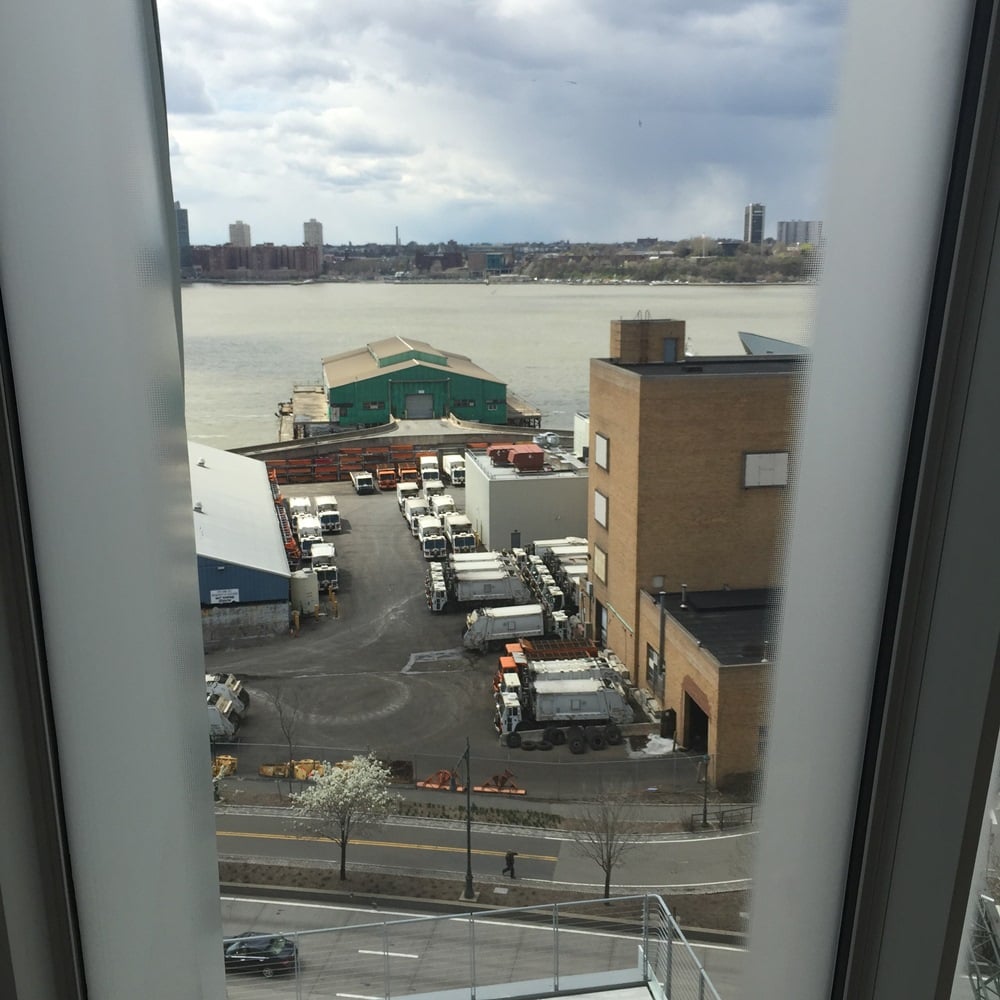 Sanitation Department facilities on the Hudson River will soon make way for a park.Photo: Brian Boucher