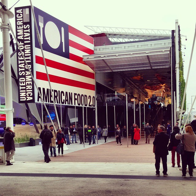 The US pavilion at Expo Milano. Photo: aleksanderborg, via Instagram.
