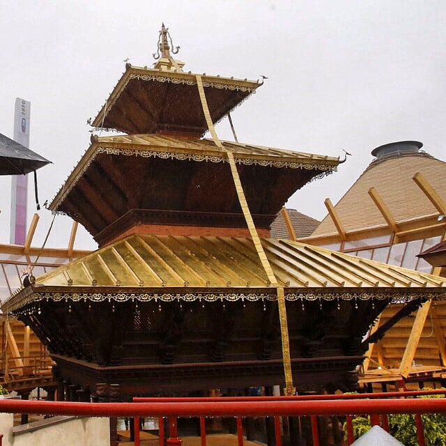 The Nepali pavilion at Expo Milano. Photo: Design Boom, via Instagram.