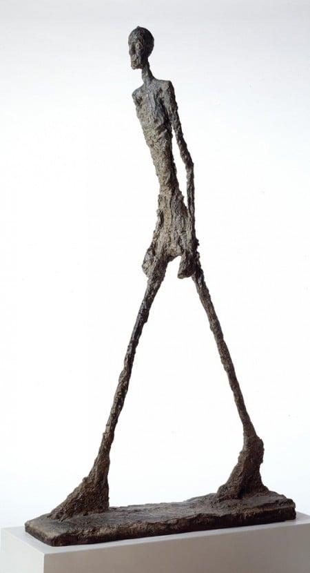 There are many forgeries of Alberto Giacometti's Walking Man. Courtesy of Cornell University Museum.