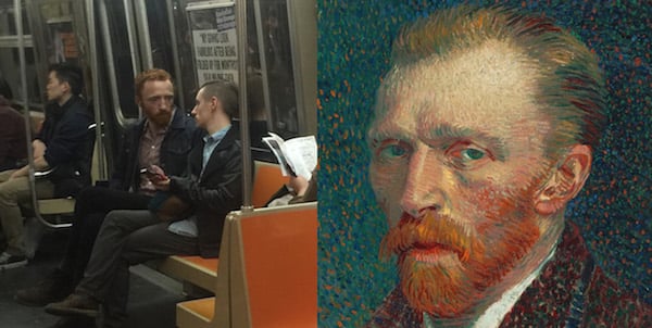 36-year-old actor Robert Reynolds was discovered on a NYC subway Photo: Reddit
