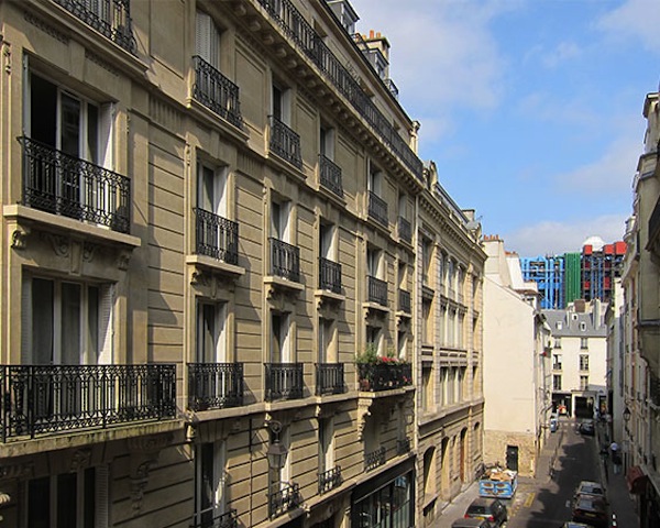 9 rue du Plâtre, the exterior of the future Fondation d'Enterprise <br>Photo Courtesy of OMA</br>