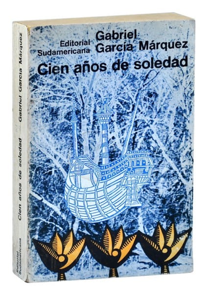 A first edition copy of One Hundred Years of Solitude from 1967. Photo via: captainahabsrarebooks.com