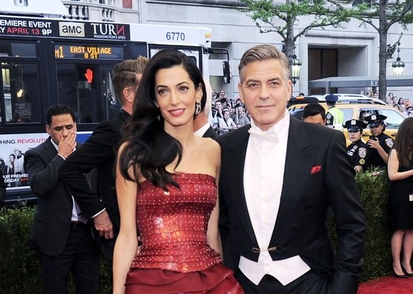 Amal Clooney, George Clooney. Photo: Nicholas Hunt/PatrickMcMullan.com