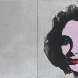 Andy Warhol, Silver Liz (diptych), 1963–65. Courtesy Christie's.