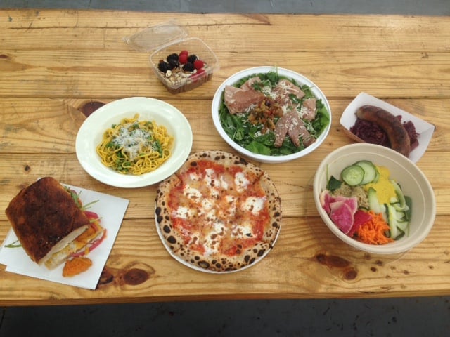 A sample of the many dishes being served up at Frieze this weekend. Photo: Sarah Cascone.
