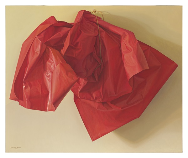 Claudio Bravo's Red Paper (2005), sold for $1.4 million at Christie's (estimate: $500–$700,000).  Image: Courtesy Christie's Images Ltd.