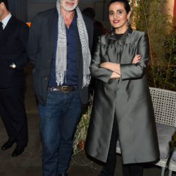 Chris Dercon, director of Tate Modern, and H. E. Sheikha Al Mayassa bint Hamad Al-Thani