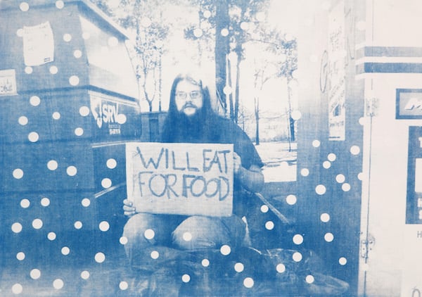 Thomas Mailaender, Will Eat for Food (2013)<br>Photo: Courtesy Roman Road, London
