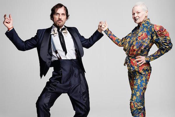 Andreas Kronthaler and Vivienne Westwood<br>Photo: Rankin via The Times