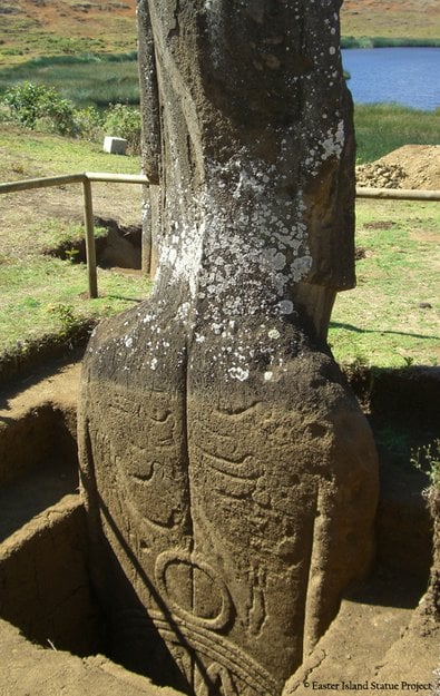 More Easter Island excavations. Photo: courtesy the Easter Island Statue Project.