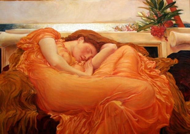 Frederic Leighton, Flaming June (1895). Photo: courtesy the Frick Collection, New York.