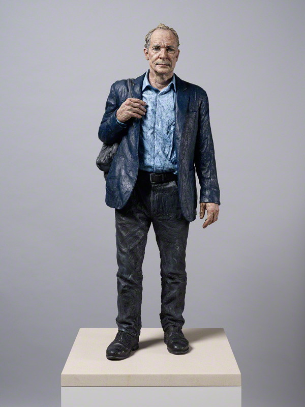 Sir Tim Berners-Lee by Sean Henry, painted bronze, 2015.© National Portrait Gallery, London.