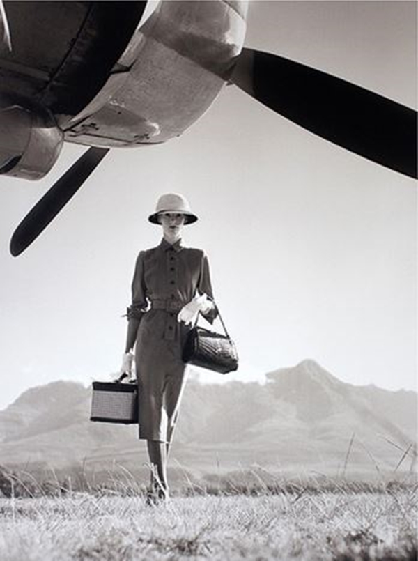 Norman Parkinson, The Art of Travel (1951). Photo: via artnet.com
