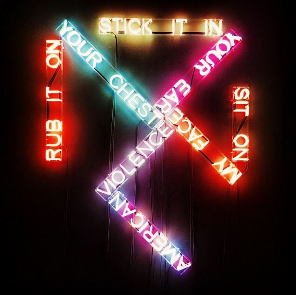 "Your first step into the #Arsenale is a stunner from #artworld #giant Bruce Nauman. Text based #neon from 1972-80s. I am of course too #innocent to #understand these #words and will leave it in your capable #hands #VeniceBiennale #art #artist #artlover #culture #artoftheday #text #language #contemporaryart #word #contemporaryart #master #usa #Venice" - @culturerow