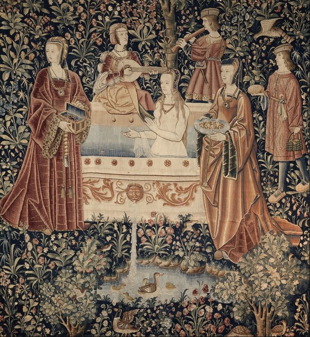 The Bath, artist unknown, southern Netherlands (ca. 1500). Photo: Frank Raux/Musee de Cluny, via RMN. 