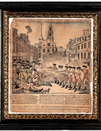 Rare Paul Revere Engraving From the American Revolution Era Set for Auction