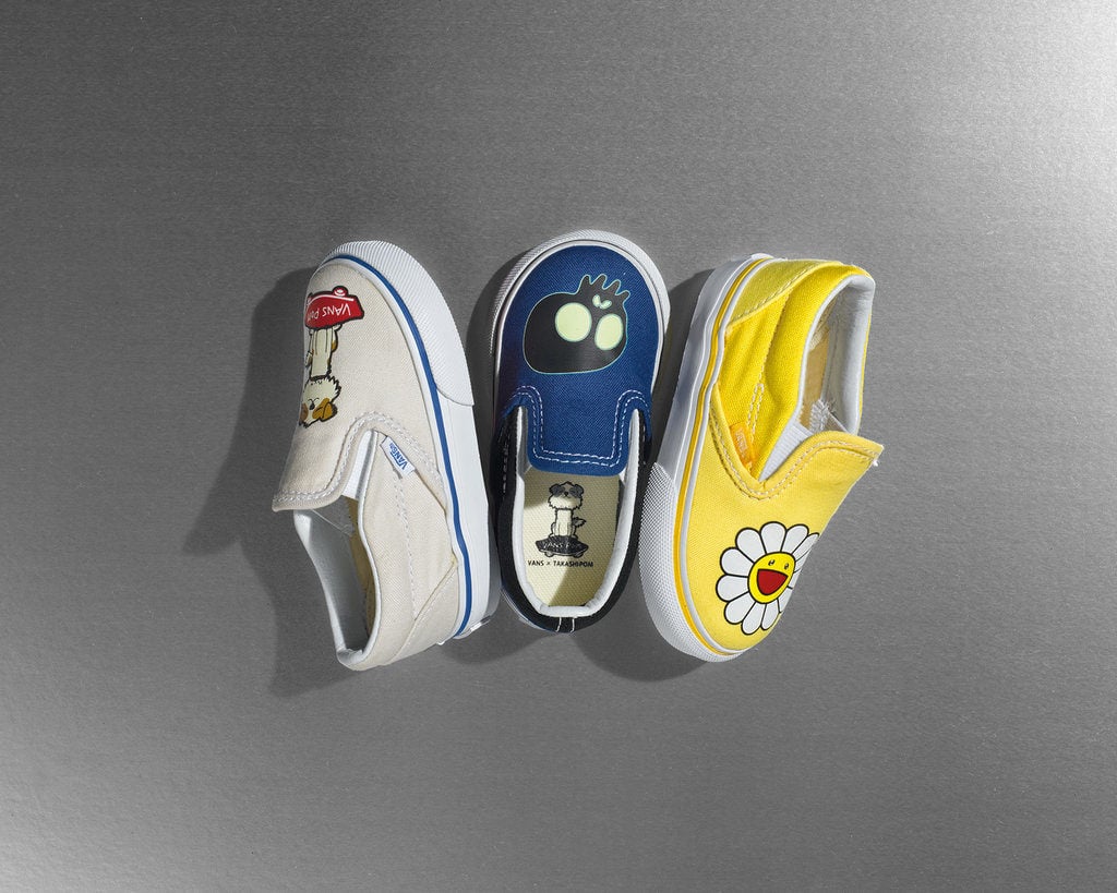 Children's shoes.  Photo: Vans x Murakami
